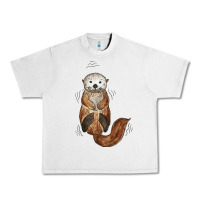 Lunar Rock otter Urban Heavy Tee - linhVisuals