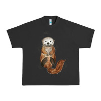 Pigment Black otter Urban Heavy Tee - linhVisuals