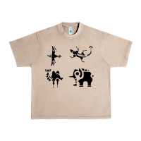 French Oak divine beasts symbols Urban Heavy Tee - linhVisuals