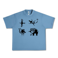 Pebble Blue divine beasts symbols Urban Heavy Tee - linhVisuals