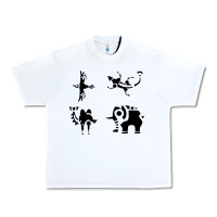 White divine beasts symbols Urban Heavy Tee - linhVisuals