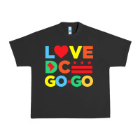 Pigment Black #love dc go go Urban Heavy Tee - linhVisuals