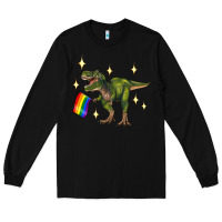 Black lgbtq+  t rex Long Sleeve Tee - Artiststas