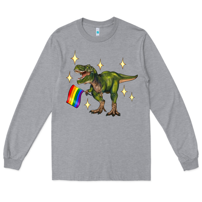 Lgbtq+  T Rex Long Sleeve Tee by Artiststas | Teevron