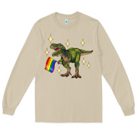 Mushroom lgbtq+  t rex Long Sleeve Tee - Artiststas