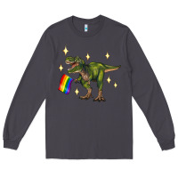 Smoke lgbtq+  t rex Long Sleeve Tee - Artiststas