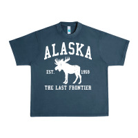 Midnight Navy alaska Urban Heavy Tee - linhVisuals