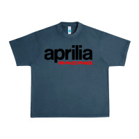 Midnight Navy aprillian racing Urban Heavy Tee - linhVisuals