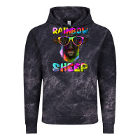 Cloud Black rainbow sheep suffolk sheep Vintage Hoodie - Artiststas