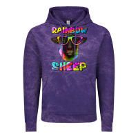 Cloud Purple rainbow sheep suffolk sheep Vintage Hoodie - Artiststas