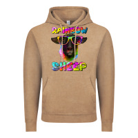 Vintage Coffee rainbow sheep suffolk sheep Vintage Hoodie - Artiststas