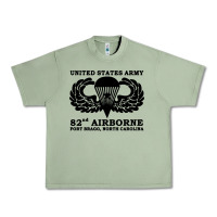 Oil Green army 82nd airborne Urban Heavy Tee - linhVisuals