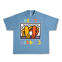 Pebble Blue best buddies has landed Urban Heavy Tee - linhVisuals