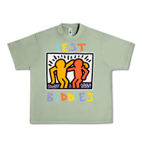 Oil Green best buddies has landed Urban Heavy Tee - linhVisuals