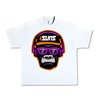 White #suns jammin gorilla Urban Heavy Tee - linhVisuals