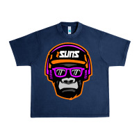 Navy #suns jammin gorilla Urban Heavy Tee - linhVisuals