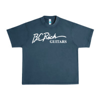 Midnight Navy bc rich guitar Urban Heavy Tee - linhVisuals