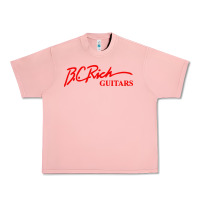 Salmon bc rich guitar Urban Heavy Tee - linhVisuals