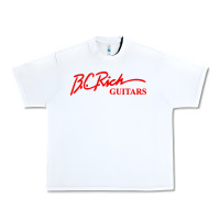 White bc rich guitar Urban Heavy Tee - linhVisuals