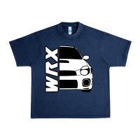 Navy W R X cars Urban Heavy Tee - linhVisuals