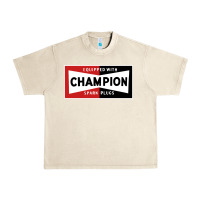 Sandshell champion spark plugs company Urban Heavy Tee - linhVisuals