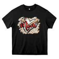 Black baseball mom Heavy Core Tee - FaDigitalArtStudio