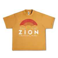 Peanut Butter retro zion national park us vintage utah adventure hiking Urban Heavy Tee - linhVisuals