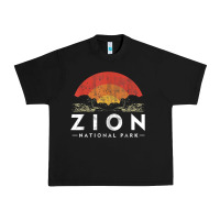 Retro Zion National Park Us Vintage Utah Adventure Hiking Urban Heavy Tee | Teevron