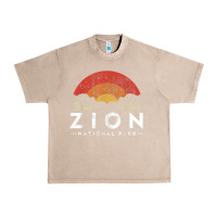 French Oak retro zion national park us vintage utah adventure hiking Urban Heavy Tee - linhVisuals