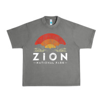 Tornado retro zion national park us vintage utah adventure hiking Urban Heavy Tee - linhVisuals