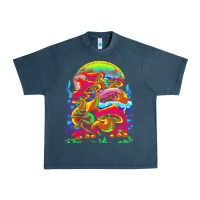 Midnight Navy psychedelic t  shirt psychedelic dream t  shirt Urban Heavy Tee - linhVisuals