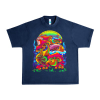 Navy psychedelic t  shirt psychedelic dream t  shirt Urban Heavy Tee - linhVisuals