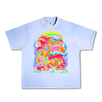 Grape Ice psychedelic t  shirt psychedelic dream t  shirt Urban Heavy Tee - linhVisuals