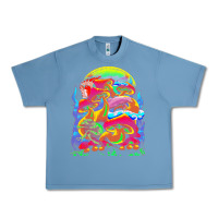 Pebble Blue psychedelic t  shirt psychedelic dream t  shirt Urban Heavy Tee - linhVisuals