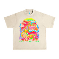 Sandshell psychedelic t  shirt psychedelic dream t  shirt Urban Heavy Tee - linhVisuals