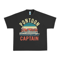 Pigment Black pontoon captain vintage boating party funny gift for pontooning lover Urban Heavy Tee - linhVisuals