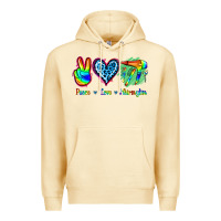 Pina Colada Peace Love Hairstylist Premium Hoodie - Jasminsmagicworld