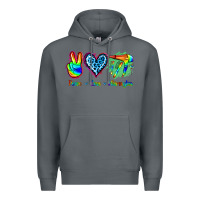 Rock Peace Love Hairstylist Premium Hoodie - Jasminsmagicworld