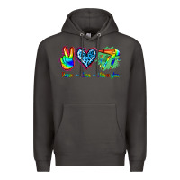 Smoke Peace Love Hairstylist Premium Hoodie - Jasminsmagicworld