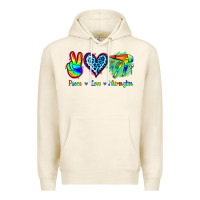 Tofu Peace Love Hairstylist Premium Hoodie - Jasminsmagicworld