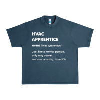 Midnight Navy hvac apprentice t shirt Urban Heavy Tee - linhVisuals