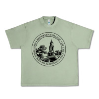 Oil Green brooklyn college seal Urban Heavy Tee - linhVisuals