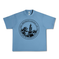 Pebble Blue brooklyn college seal Urban Heavy Tee - linhVisuals