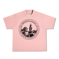 Salmon brooklyn college seal Urban Heavy Tee - linhVisuals
