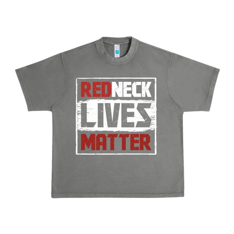 Redneck Lives Matter Distressed Urban Heavy Tee by linhVisuals | Teevron