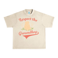 Sandshell respect the groundhog happy groundhog day vintage Urban Heavy Tee - linhVisuals