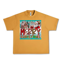Peanut Butter merry Christmas Urban Heavy Tee - CowhideDigitalArt