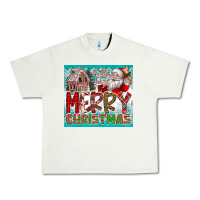 Pistachio merry Christmas Urban Heavy Tee - CowhideDigitalArt