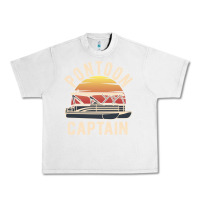 Lunar Rock retro pontoon captain of the boat funny river cruising gift for pontoo Urban Heavy Tee - linhVisuals
