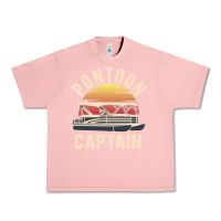 Salmon retro pontoon captain of the boat funny river cruising gift for pontoo Urban Heavy Tee - linhVisuals